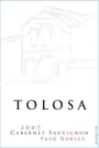 Tolosa Winery Cabernet Sauvignon 2007 Front Label