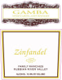 Gamba Family Ranches Zinfandel 2014 Front Label