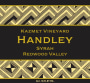 Handley Kazmet Vineyard Syrah 2014  Front Label