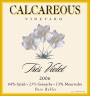 Calcareous Vineyard Tres Violet 2006 Front Label
