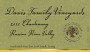 Davis Family Vineyards Chardonnay 2011  Front Label