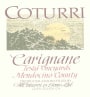 Coturri Testa Vineyards Carignan 2016 Front Label