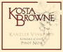 Kosta Browne Kanzler Vineyard Pinot Noir 2014 Front Label