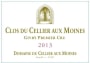 Domaine du Cellier aux Moines Clos du Cellier aux Moines Givry Premier Cru 2013  Front Label