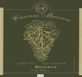 Chateau Margene Reserve Cabernet Sauvignon 2003 Front Label