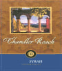 Chandler Reach Vineyards Estate Select Syrah 2012 Front Label