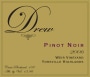 Drew Weir Vineyard Pinot Noir 2006  Front Label