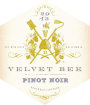 Velvet Bee Bentrock Vineyard Pinot Noir 2013  Front Label
