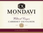 CK Mondavi Wildcreek Canyon Cabernet Sauvignon 2008 Front Label