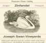 Joseph Swan Ziegler Vineyard Zinfandel 1999 Front Label