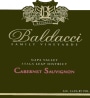 Baldacci Family Vineyards Stags Leap District Cabernet Sauvignon 2002 Front Label