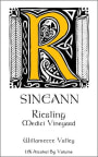 Sineann Medici Vineyard Riesling 2007 Front Label
