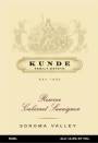 Kunde Reserve Cabernet Sauvignon 2010 Front Label