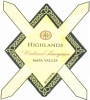Highlands Winery Cabernet Sauvignon 2015  Front Label