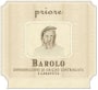 Cantine Povero Barolo Priore 2016  Front Label
