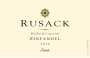 Rusack Ballard Canyon Zinfandel 2014  Front Label