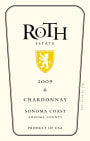Roth Estate Sonoma Coast Chardonnay 2009  Front Label