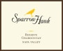 Sparrow Hawk Reserve Chardonnay 2015  Front Label