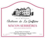 Chateau de La Greffiere Macon-Serrieres 2020  Front Label