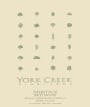 York Creek Meritage Red 2001  Front Label