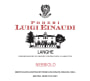 Luigi Einaudi Langhe Nebbiolo 2015 Front Label