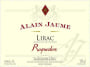 Alain Jaume Lirac Roquedon 2013  Front Label