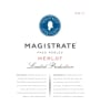 Magistrate Limited Production Merlot 2017  Front Label