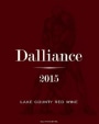 Dalliance Lake County Red 2015  Front Label