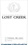 Lost Creek Winery and Vineyards Vidal Blanc 2012  Front Label