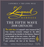 Langmeil The Fifth Wave Grenache 2008  Front Label