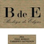 Bodega de Edgar Cabernet Sauvignon 2012  Front Label