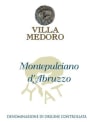 Villa Medoro Montepulciano D'Abruzzo 2008  Front Label