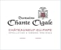 Domaine Chante Cigale Chateauneuf-du-Pape (375ML half-bottle) 2022  Front Label