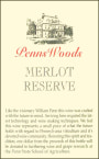 Penns Woods Winery Reserve Merlot 2013 Front Label