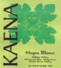 Kaena Wines Hapa Blanc 2013  Front Label