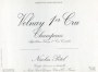 Nicolas Potel Volnay Champans Premier Cru 2006  Front Label
