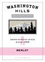 Washington Hills Merlot 2010  Front Label