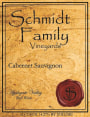 Schmidt Family Vineyards Cabernet Sauvignon 2013  Front Label