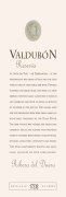 Valdubon Ribera del Duero Reserva 2000  Front Label
