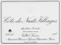 Vallet Freres Cote de Nuits Villages 2010 Front Label