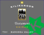 Kilikanoon Testament Shiraz 2011  Front Label