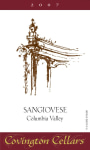 Covington Cellars Sangiovese 2007 Front Label