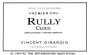 Vincent Girardin Rully Les Cloux Premier Cru 2010  Front Label