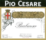 Pio Cesare Barbaresco 2001  Front Label