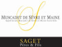 Saget la Perriere Muscadet Sevre-et-Maine 2011  Front Label
