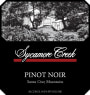 Sycamore Creek Vineyards & Winery Pinot Noir 2014  Front Label