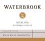 Waterbrook Riesling 2015  Front Label