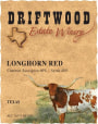 Driftwood Estate Winery Texas Hill Country Longhorn Red 2014 Front Label