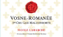 Nicole Lamarche Vosne-Romanee Les Malconsorts Premier Cru 2018  Front Label