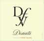 Donati Family Vineyards Pinot Blanc 2013  Front Label